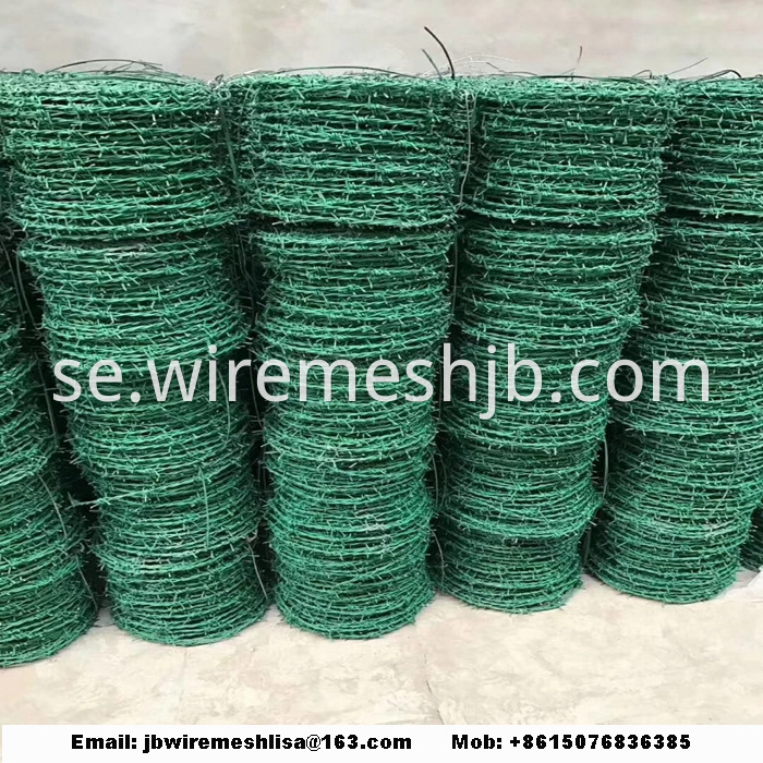 Galvanized and PVC Coated Barbed Wire